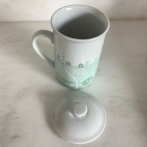 Vintage 1998 Starbucks Tea of Many Lands Tea Mug With Lid - Picture 4 of 9